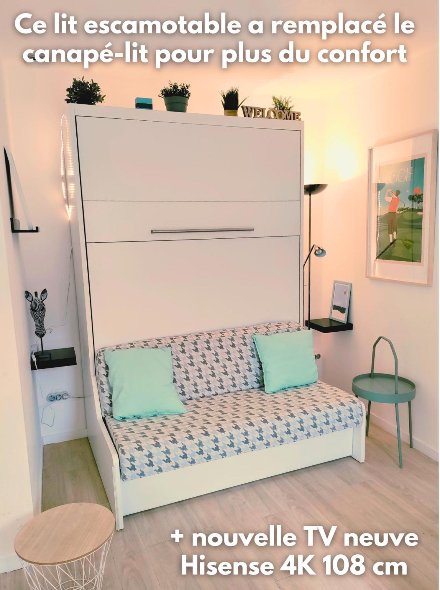 Sunny Studio Terrasse, Hypercentre La Plage A 2 Pas ! Les Sables-dʼOlonne Εξωτερικό φωτογραφία